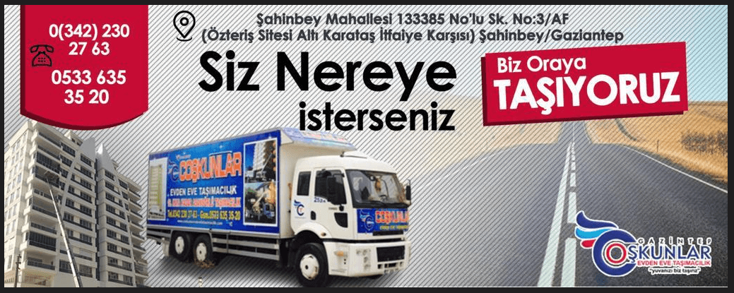 Coşkunlar Siz Nereye İsterseniz Oraya Taşır